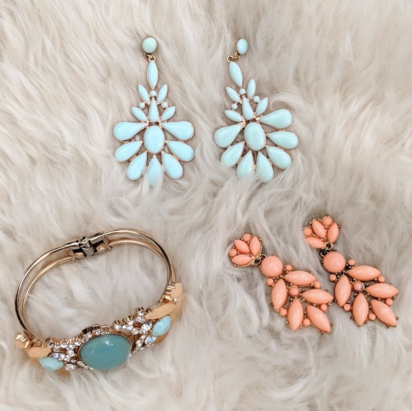 Aldo Jewelry - Coral and blue jewelry